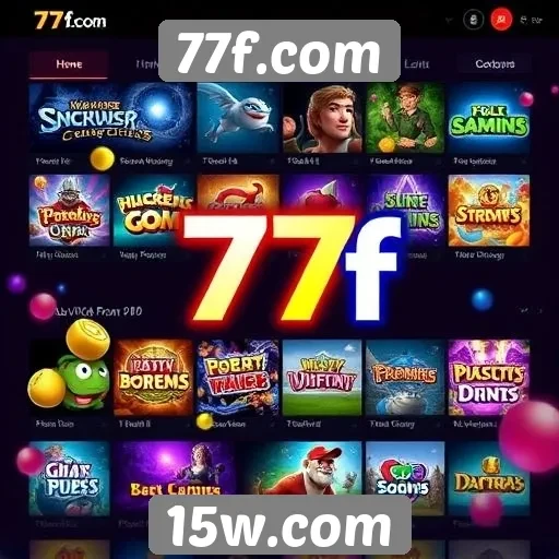 Explorando os jogos mais populares no site 77f.com