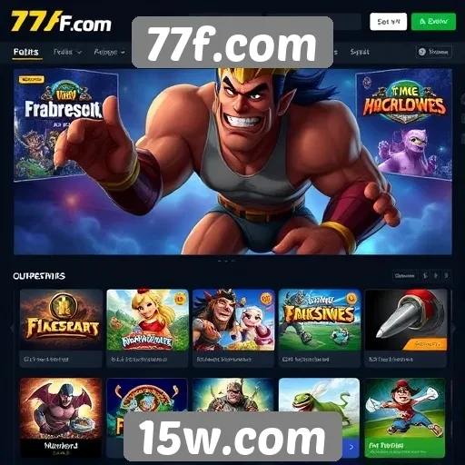 Exploração dos jogos online oferecidos pelo 77f.com